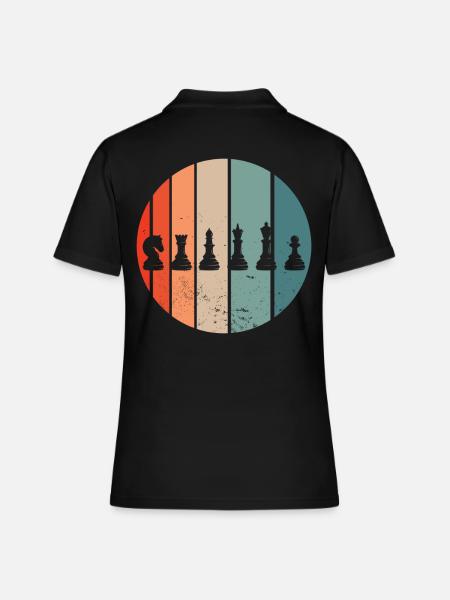Chess Chess Pieces Chess - Women's Polo Shirt - black