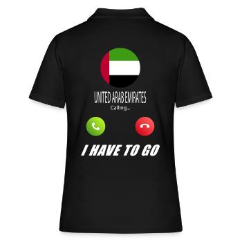 Les Émirats arabes unis appellent Lusiger - Polo Femme - noir - Dos - Ailine (174cm)