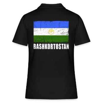Drapeau du Bachkortostan - Polo Femme - noir - Dos - Ailine (174cm)