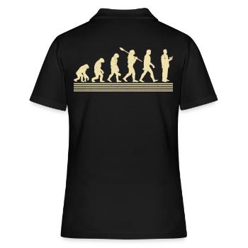 Évolution du pharmacien - Polo Femme - noir - Dos - Ailine (174cm)