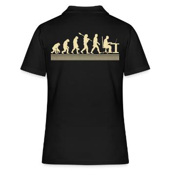Développeur-logiciel-évolution - Polo Femme - noir - Dos - Ailine (174cm)