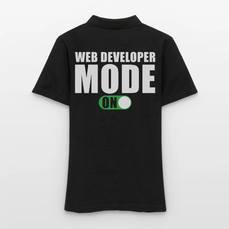 Web Developer Mode On Women's Polo Shirt
