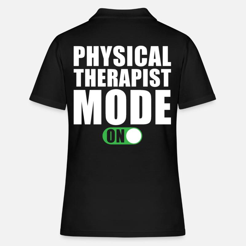 Mode physiothérapeute activé - Polo Femme - noir