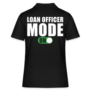 Loan Officer Mode An - Women's Polo Shirt - black - Back - Ailine (174cm)