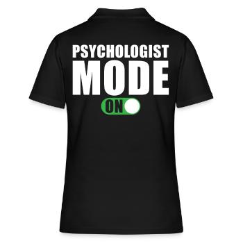 Mode psychologue à - Polo Femme - noir - Dos - Ailine (174cm)