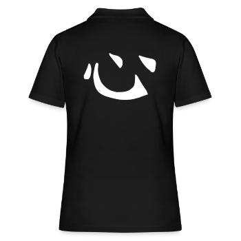 Symbole de caractère de l’écriture chinoise Heart - Polo Femme - noir - Dos - Ailine (174cm)