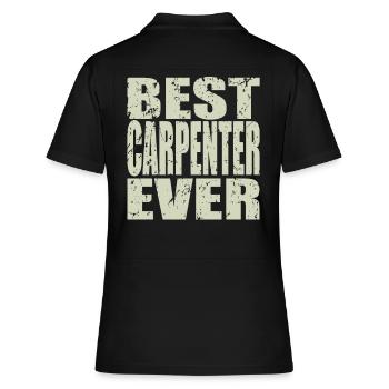 Best Craftsman ever Craftsman Gift - Women's Polo Shirt - black - Back - Ailine (174cm)