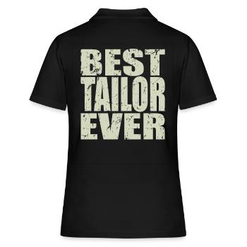 Best Schneider ever Schneider Geschenk - Frauen Polo Shirt - Schwarz - Hinten - Ailine (174cm)