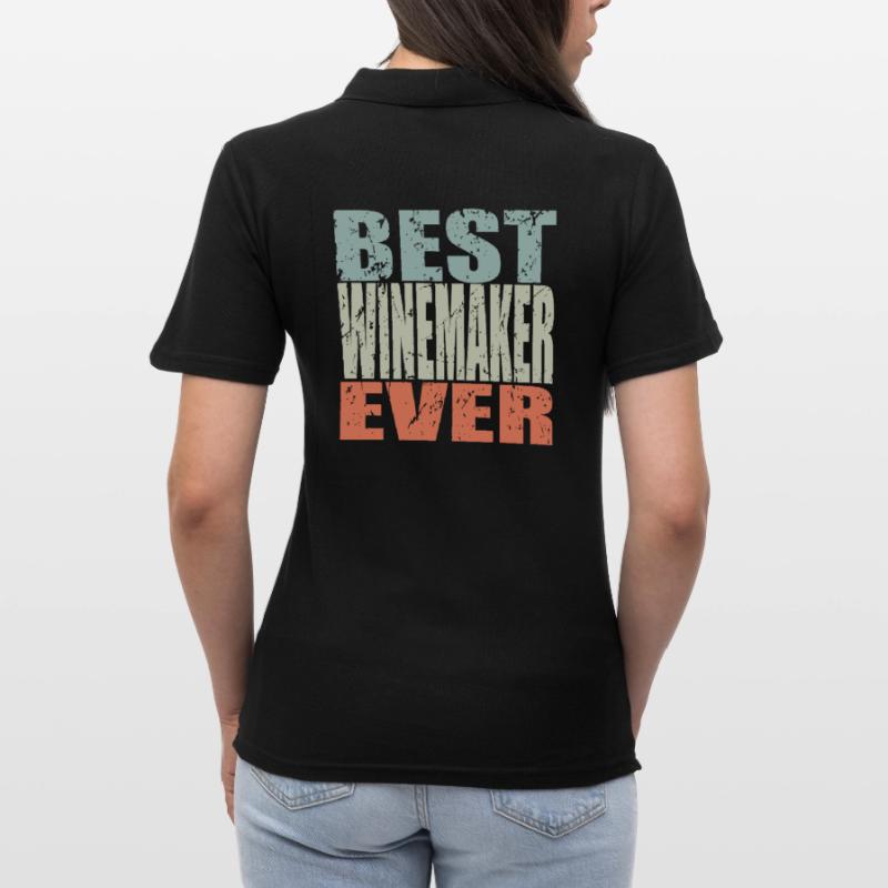 Best Winemaker ever Winemaker Gift Women's Polo Shirt