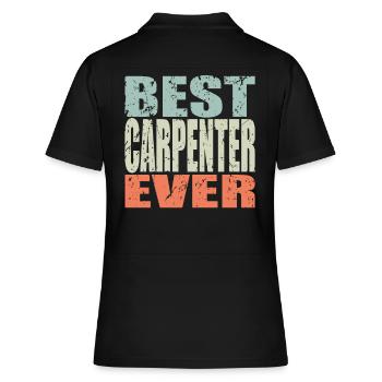 Best Craftsman ever Craftsman Gift - Women's Polo Shirt - black - Back - Ailine (174cm)