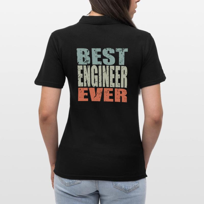 Best Engineer ever Engineer Gift Women's Polo Shirt