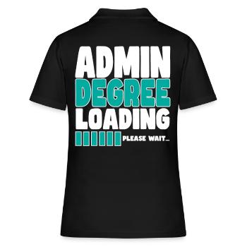 Admin loads training - Women's Polo Shirt - black - Back - Ailine (174cm)
