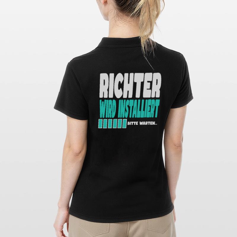 Richter wird installiert Frauen Polo Shirt