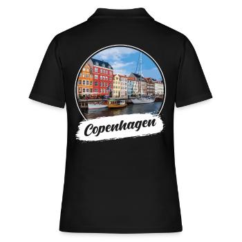 Souvenir de Copenhague - Polo Femme - noir - Dos - Ailine (174cm)