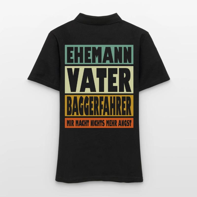 Baggerfahrer Vater Ehemann Held Frauen Polo Shirt