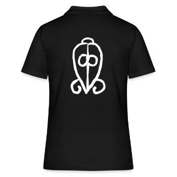 Egypte Ancien Symbole Pouvoir de l’Amour - Polo Femme - noir - Dos - Ailine (174cm)