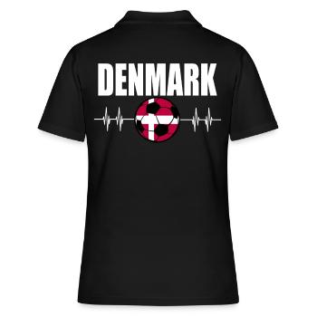 Danemark Football - Polo Femme - noir - Dos - Ailine (174cm)