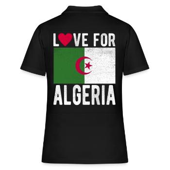 Algérie Souvenir - Polo Femme - noir - Dos - Ailine (174cm)