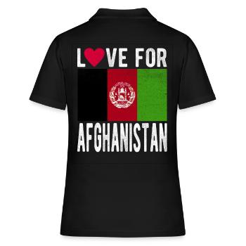 Souvenir de l’Afghanistan - Polo Femme - noir - Dos - Ailine (174cm)