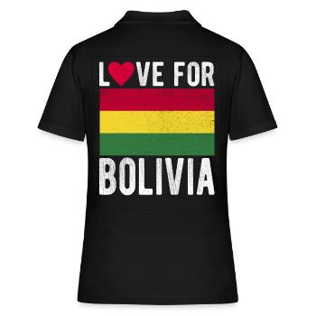 Souvenir Bolivie - Polo Femme - noir - Dos - Ailine (174cm)