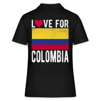 Colombie Souvenir - Polo Femme - noir - Dos - Ailine (174cm)