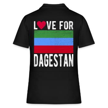 Souvenir du Daghestan - Polo Femme - noir - Dos - Ailine (174cm)