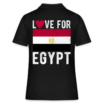 Egypte Souvenir - Polo Femme - noir - Dos - Ailine (174cm)