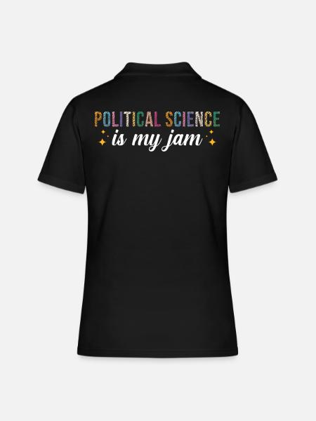 La science politique est ma passion - Polo Femme - noir