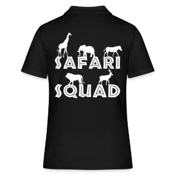Safari Groupe d’équipe Safari - Polo Femme - noir - Dos - Ailine (174cm)