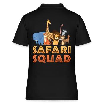 Safari Groupe d’équipe Safari - Polo Femme - noir - Dos - Ailine (174cm)
