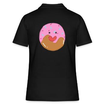 Bonbons Kawaii - Polo Femme - noir - Dos - Ailine (174cm)