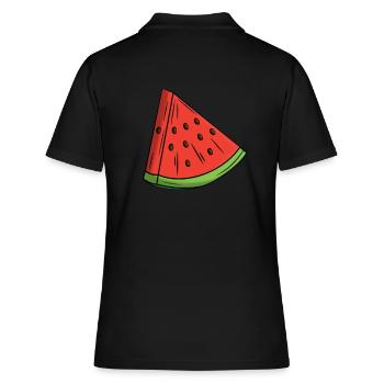 Melon Melon Disque - Polo Femme - noir - Dos - Ailine (174cm)
