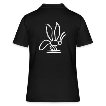 Ägypten Altes Symbol Bit - Frauen Polo Shirt - Schwarz - Hinten - Ailine (174cm)