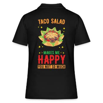 Salade de tacos - Polo Femme - noir - Dos - Ailine (174cm)