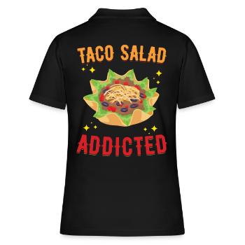 Salade de tacos - Polo Femme - noir - Dos - Ailine (174cm)