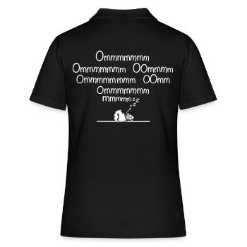 Méditation Om Mantra - Polo Femme - noir - Dos - Ailine (174cm)