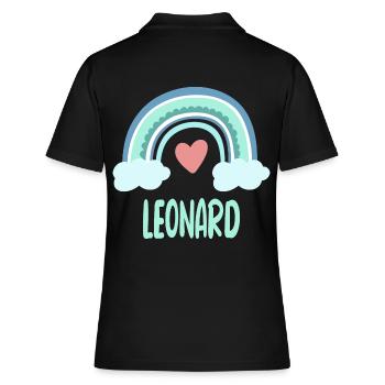 Leonard nomme Rainbow Baby - Polo Femme - noir - Dos - Ailine (174cm)
