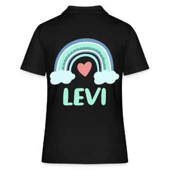 Levi Nom Rainbow Baby - Polo Femme - noir - Dos - Ailine (174cm)