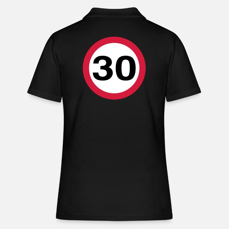 30 Stundenmeilen - Vector - Frauen Polo Shirt - Schwarz