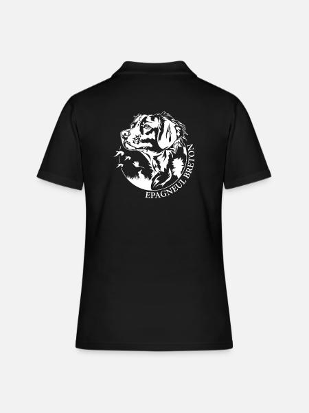 Epagneul Chien de chasse Breton Chasseur Chiens de chasse Wilsigns - Polo Femme - noir