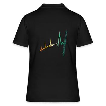 Flûte Heartbeat Flûte - Polo Femme - noir - Dos - Ailine (174cm)