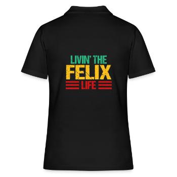 Felix - Polo Femme - noir - Dos - Ailine (174cm)