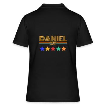 Daniel - Frauen Polo Shirt - Schwarz - Hinten - Ailine (174cm)