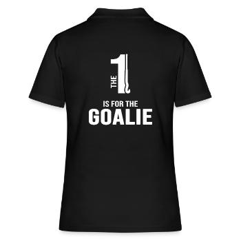 Feldhockey Hockeytorwart hockey-goalie Hockey - Frauen Polo Shirt - Schwarz - Hinten - Ailine (174cm)