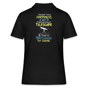 Astronomie - Frauen Polo Shirt - Schwarz - Hinten - Ailine (174cm)