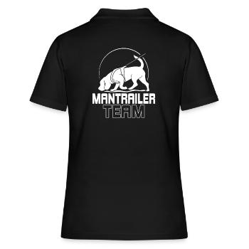 MANTRAILER TEAM Chien Sports Recherche Chien Chien Chien - Polo Femme - noir - Dos - Ailine (174cm)