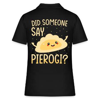 Boulettes de Pierogi kawaii pierogi - Polo Femme - noir - Dos - Ailine (174cm)
