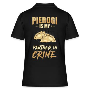 Boulettes Pierogi - Polo Femme - noir - Dos - Ailine (174cm)