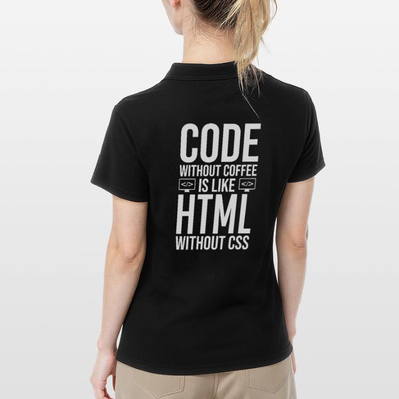 Coder Coffee Gift Women's Polo Shirt