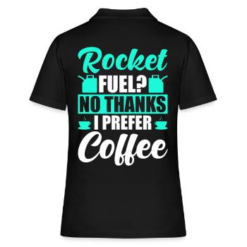 Luft- und Raumfahrtingenieur - Frauen Polo Shirt - Schwarz - Hinten - Ailine (174cm)